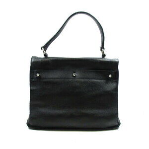 Saint Laurent Bag Canvas Black Handbag Muse Leather Two